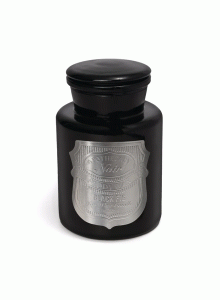 Аптекарска черна стъкленица - соева свещ Падивакс с аромат на черна смокиня